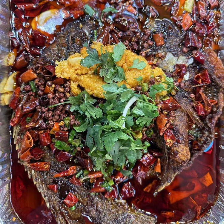 Freshly Baked Fish Spicy Flavor