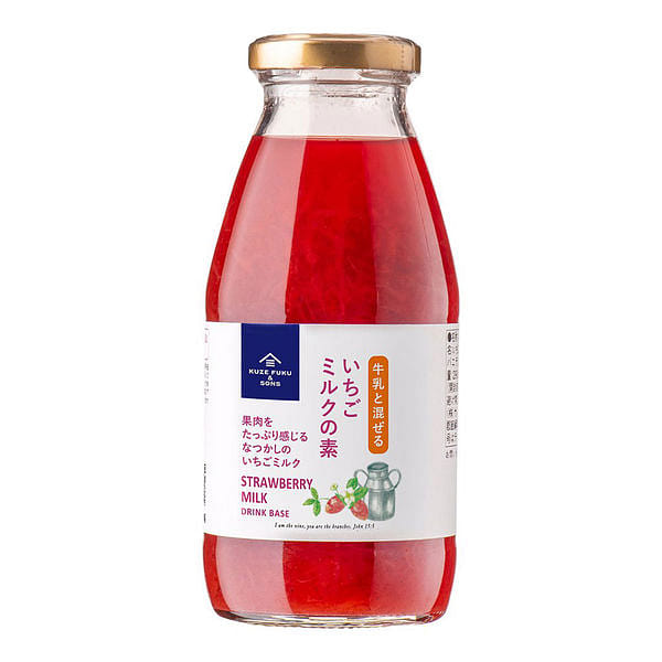 Kuzefuku Strawberry Milk Syrup 290ml 1 each