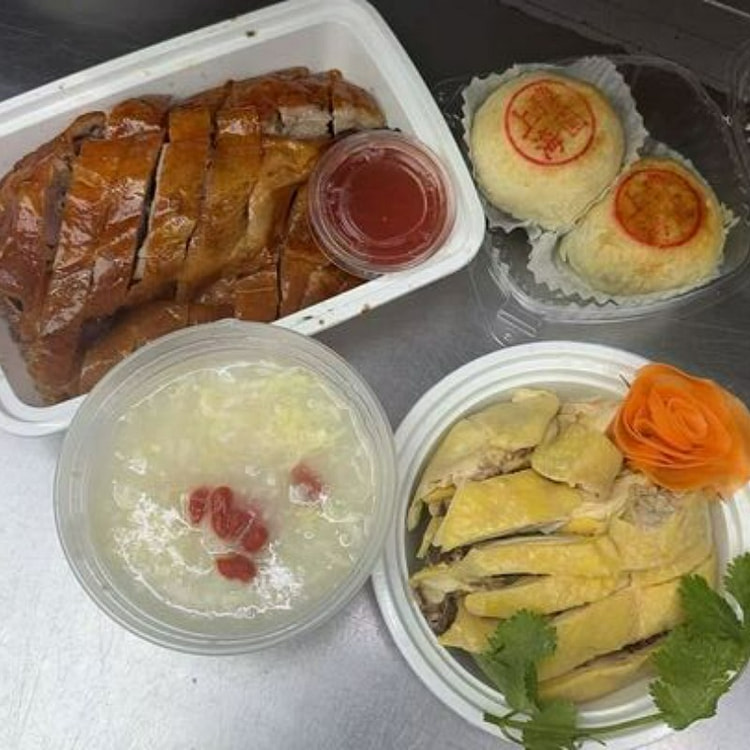 节日特惠半只烤鴨套餐 送酒酿圆子 1 份