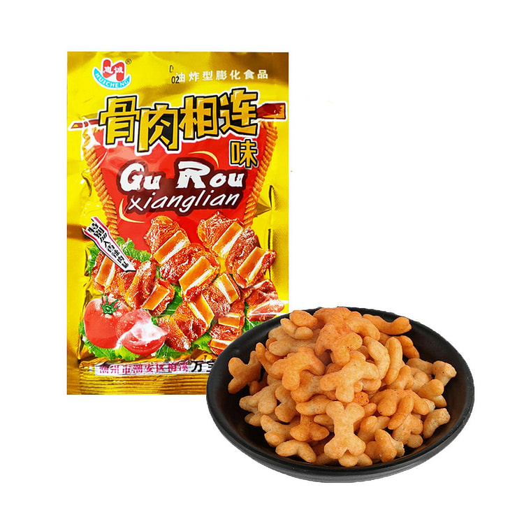 【美国直邮】锅巴膨化食品（骨肉相连味） (min 9)
