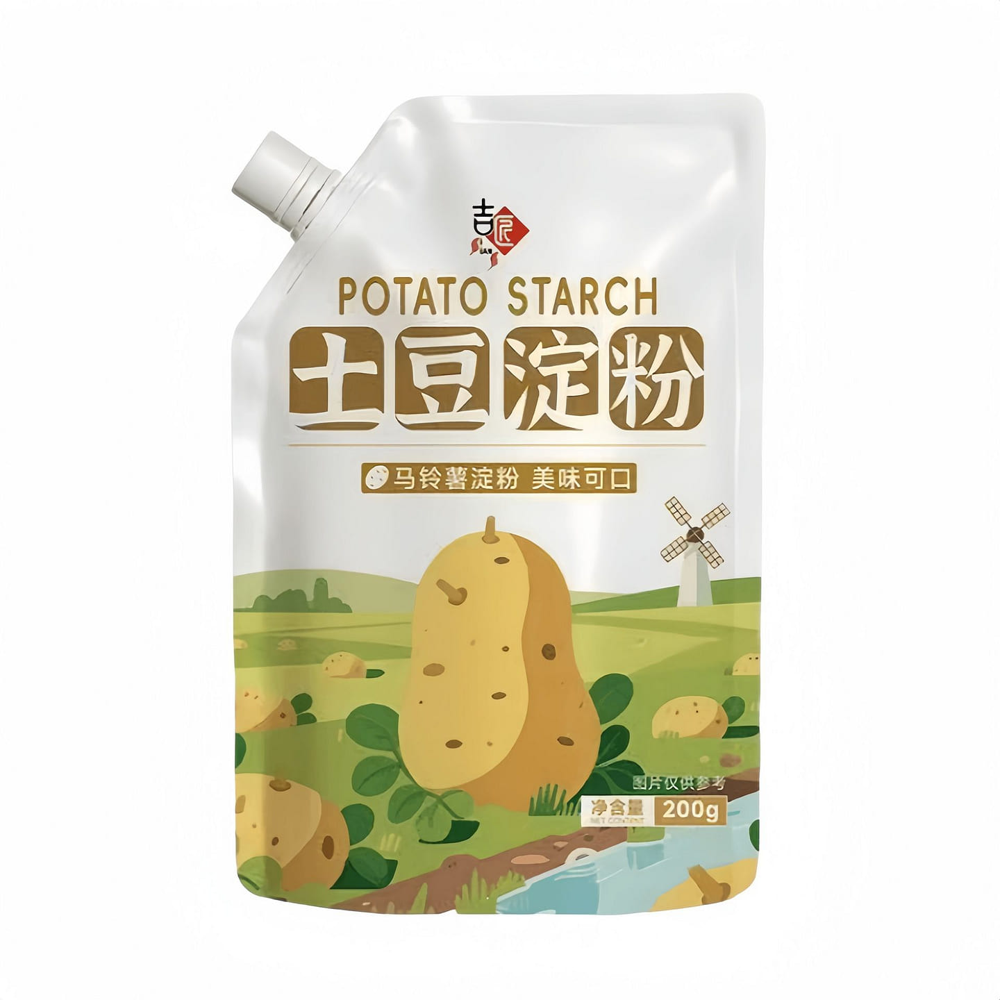 A bag of Jijang potato starch 200 g