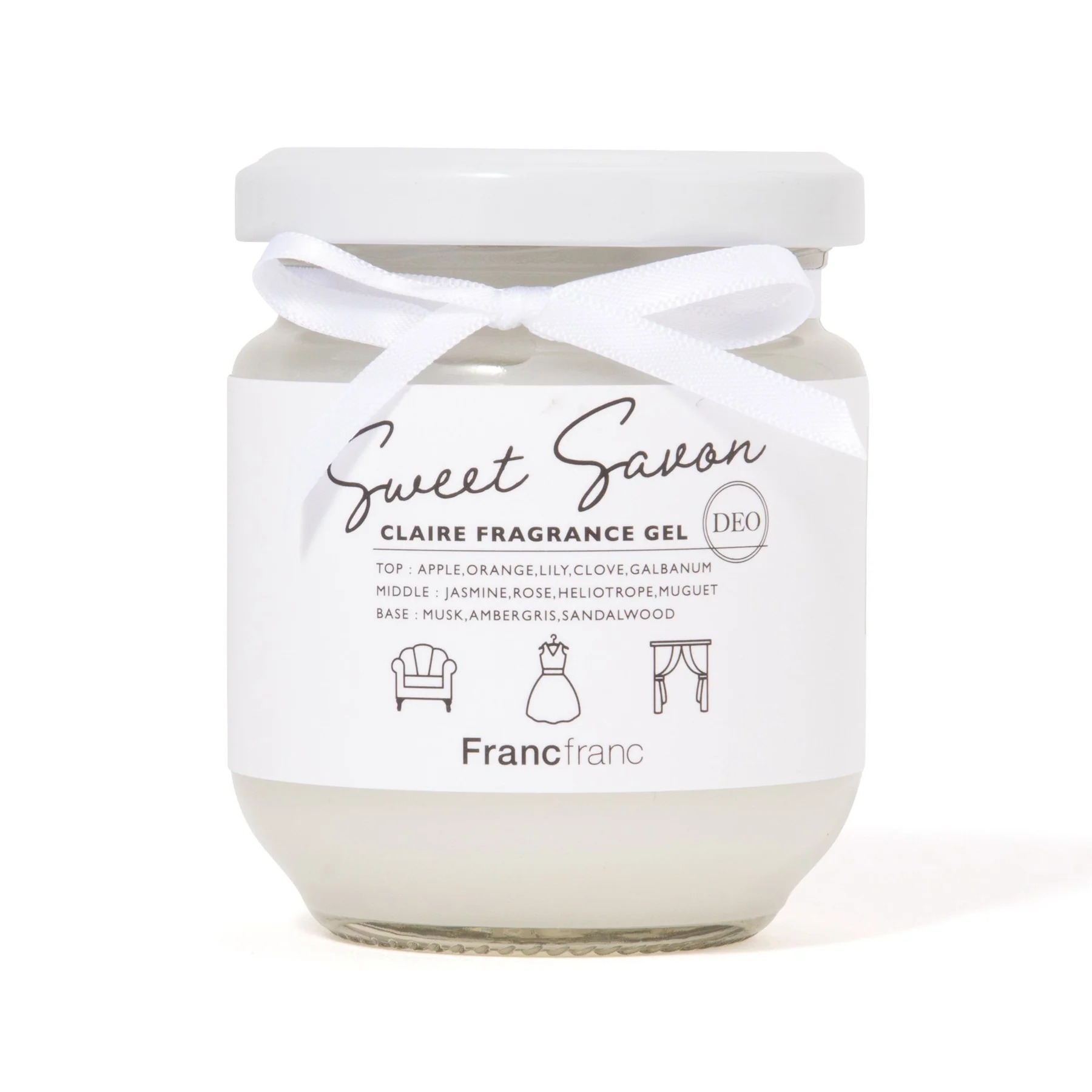 Get FRANCFRANC Claire Fragrance Gel- Sweet Savon Delivered | Weee