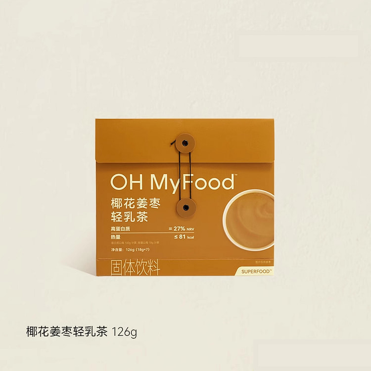 ohmyfood姜枣轻乳茶126g*1袋
