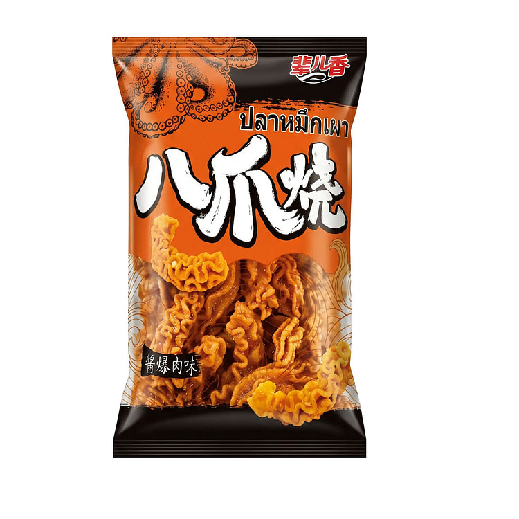 八爪烧 酱爆肉味正宗怀旧麻辣锅巴零食 40 克 (min 2)