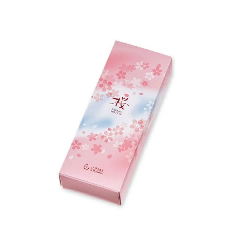 「日本直送」宗家源吉兆庵・桜ワッフル　5枚入り