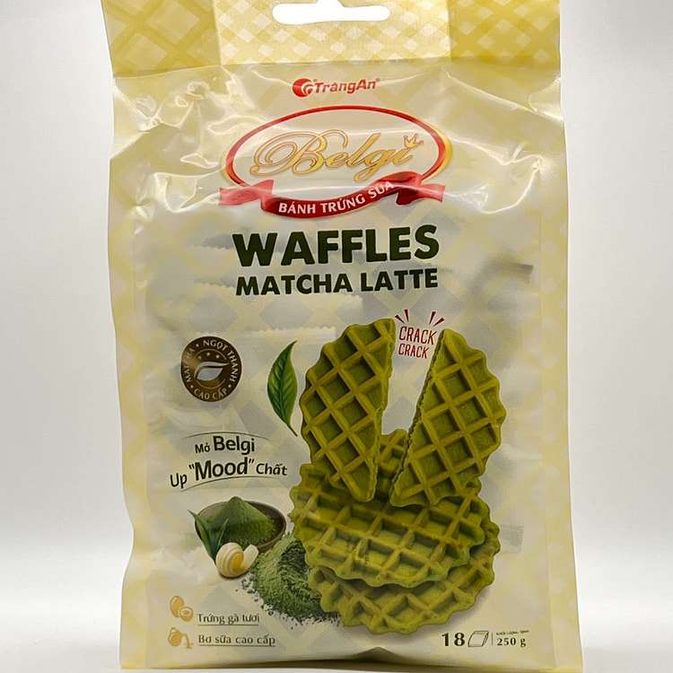 BELGI WAFFLES MATCHA LATTE