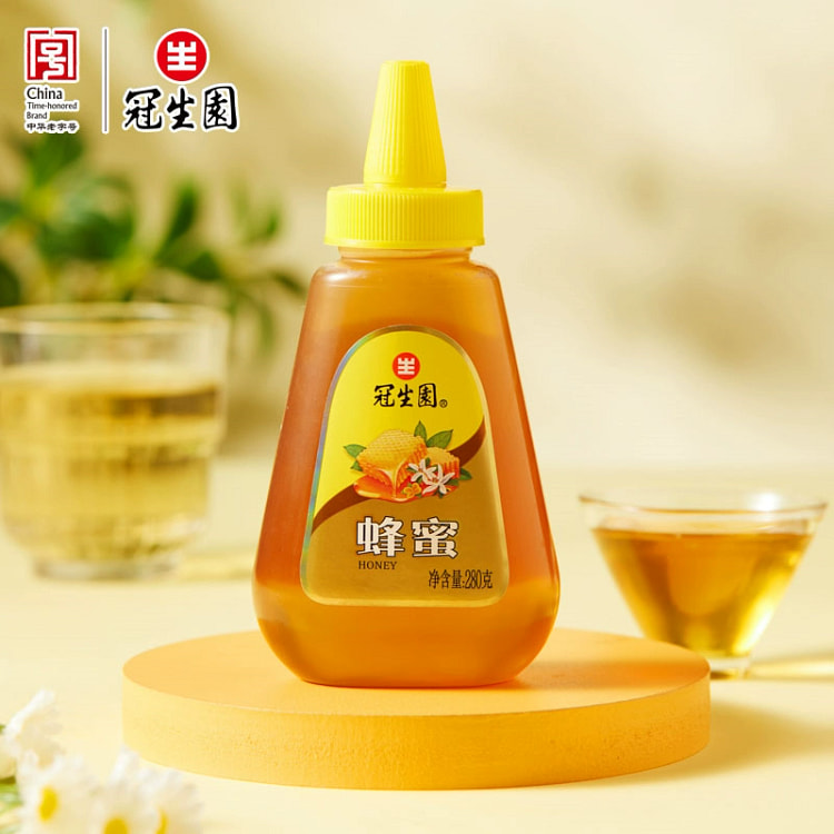 冠生园蜂蜜便携尖嘴挤压瓶 挤挤小瓶280g*1