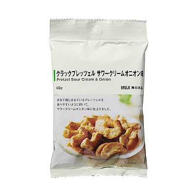 无印良品 椒盐脆饼干 酸奶洋葱味 60g 1 份