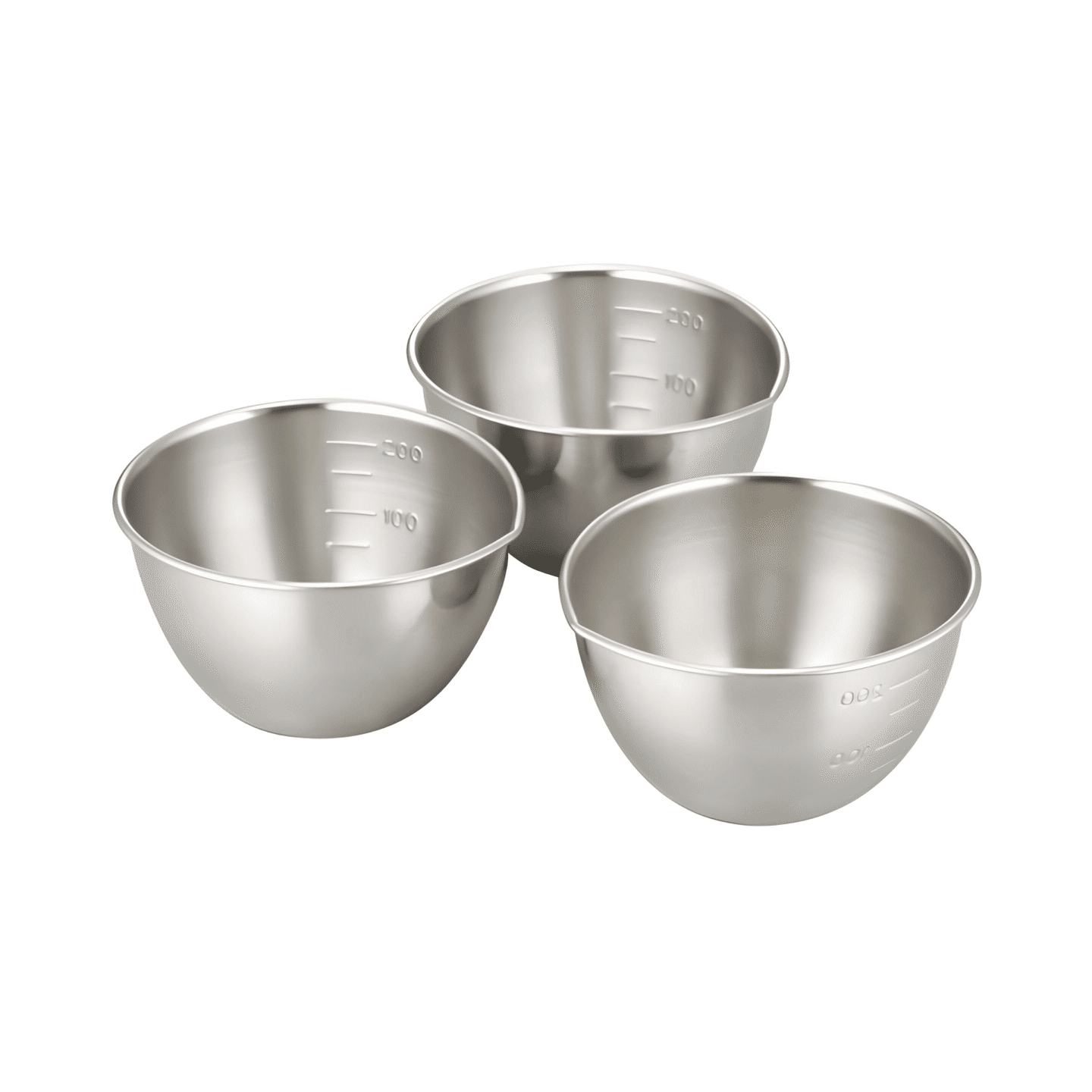 Shimomura Stainless Steel Mini Mixing Bowl (Set of 3) 1 case