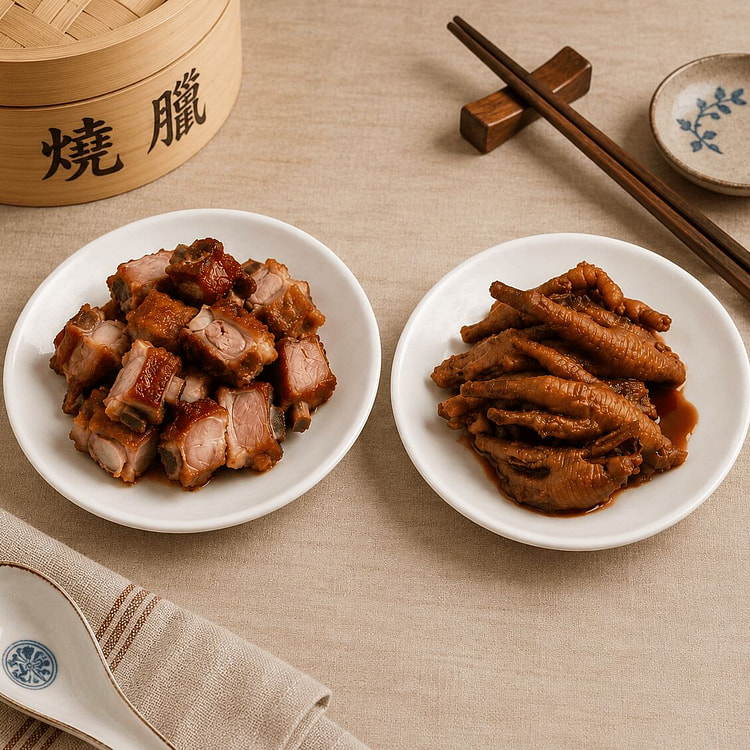 King's BBQ Pork Ribs & Braised Chicken Feet Combo 452 g