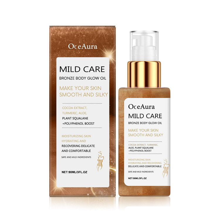 OceAura Bronze body glitter oil 90ml *1 bottle