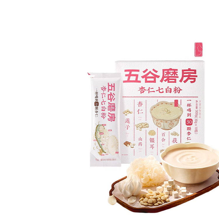 五谷磨房杏仁七白饮粉300g*1盒
