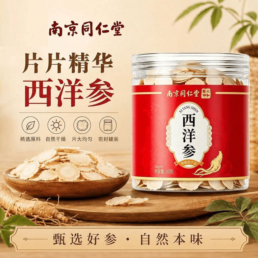 American Ginseng,American Ginseng Slices 1 can