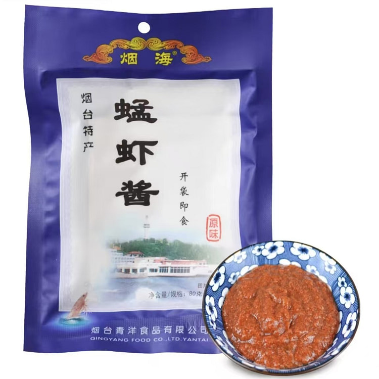 烟海 蜢虾酱80g*3袋 开袋即食海鲜酱