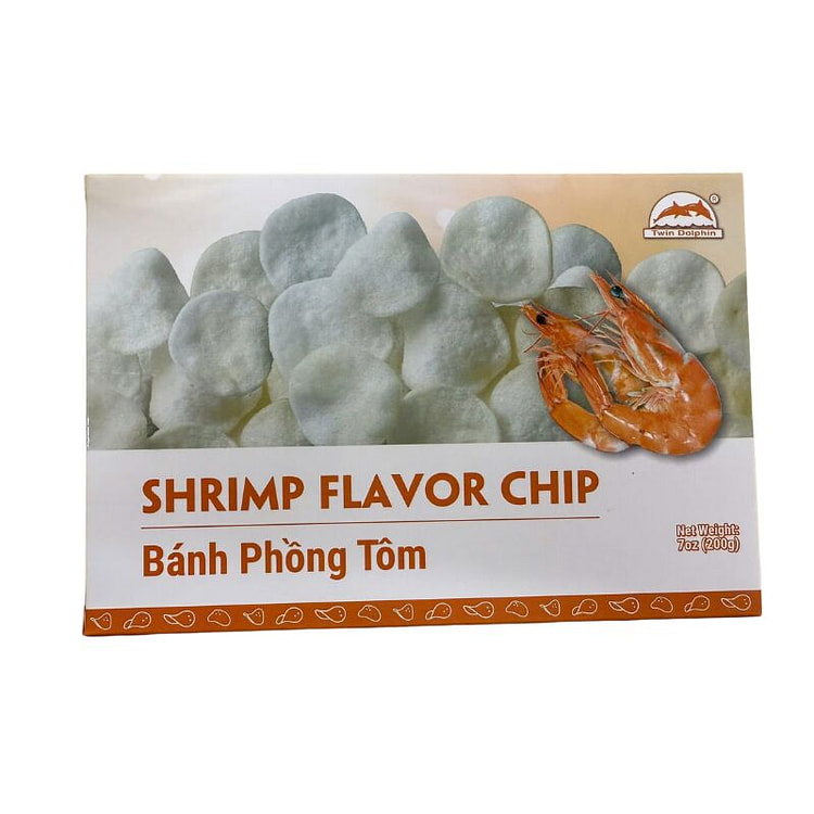 Twin Dolphin 蝦味脆片 200克