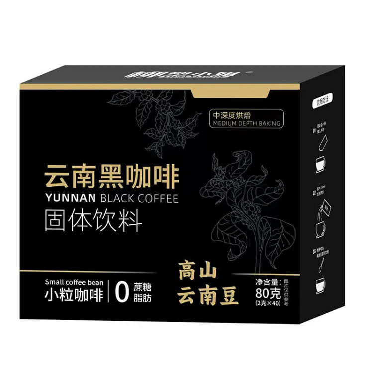 美式黑咖啡 无糖0脂减燃肥提高代谢专用80g/盒 1 盒