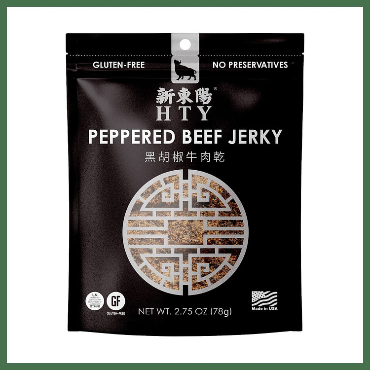 Hsin Tung Yang Peppered Beef Jerky 6oz 1 each