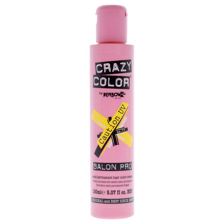Crazy Color Semi-Permanent Hair Color 77 Caution
