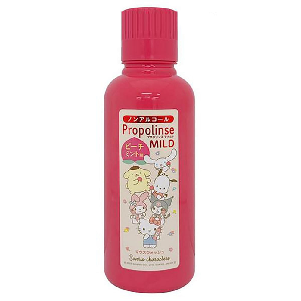 Propolinse Sanrio Mouthwash Peach Mint Flavor 450 ml