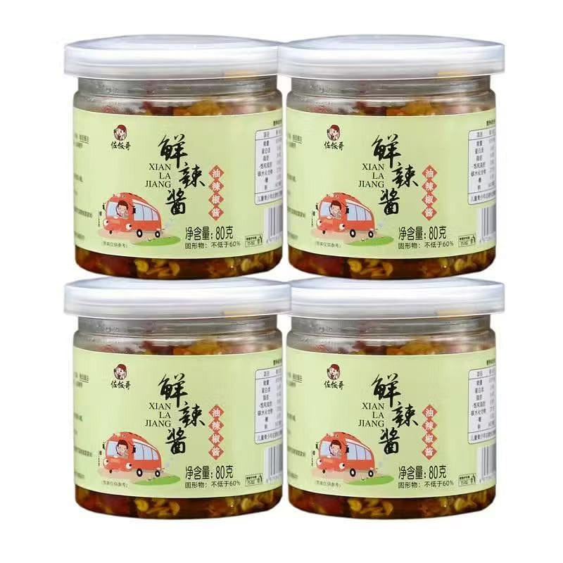 Zufan Ge served rice with fresh spicy sauce 80g * 320 g