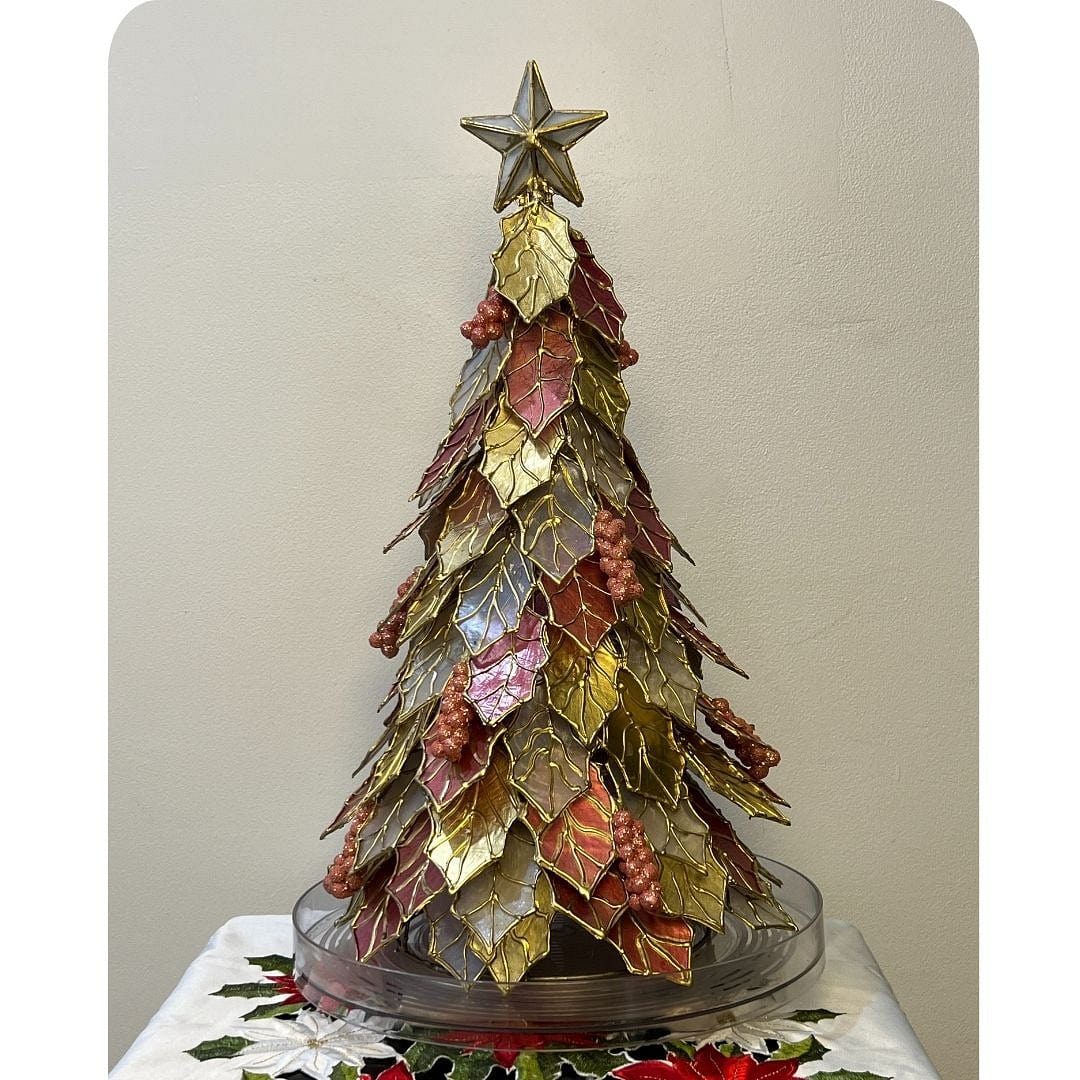 Capiz Tree Old Rose 23in 1 份