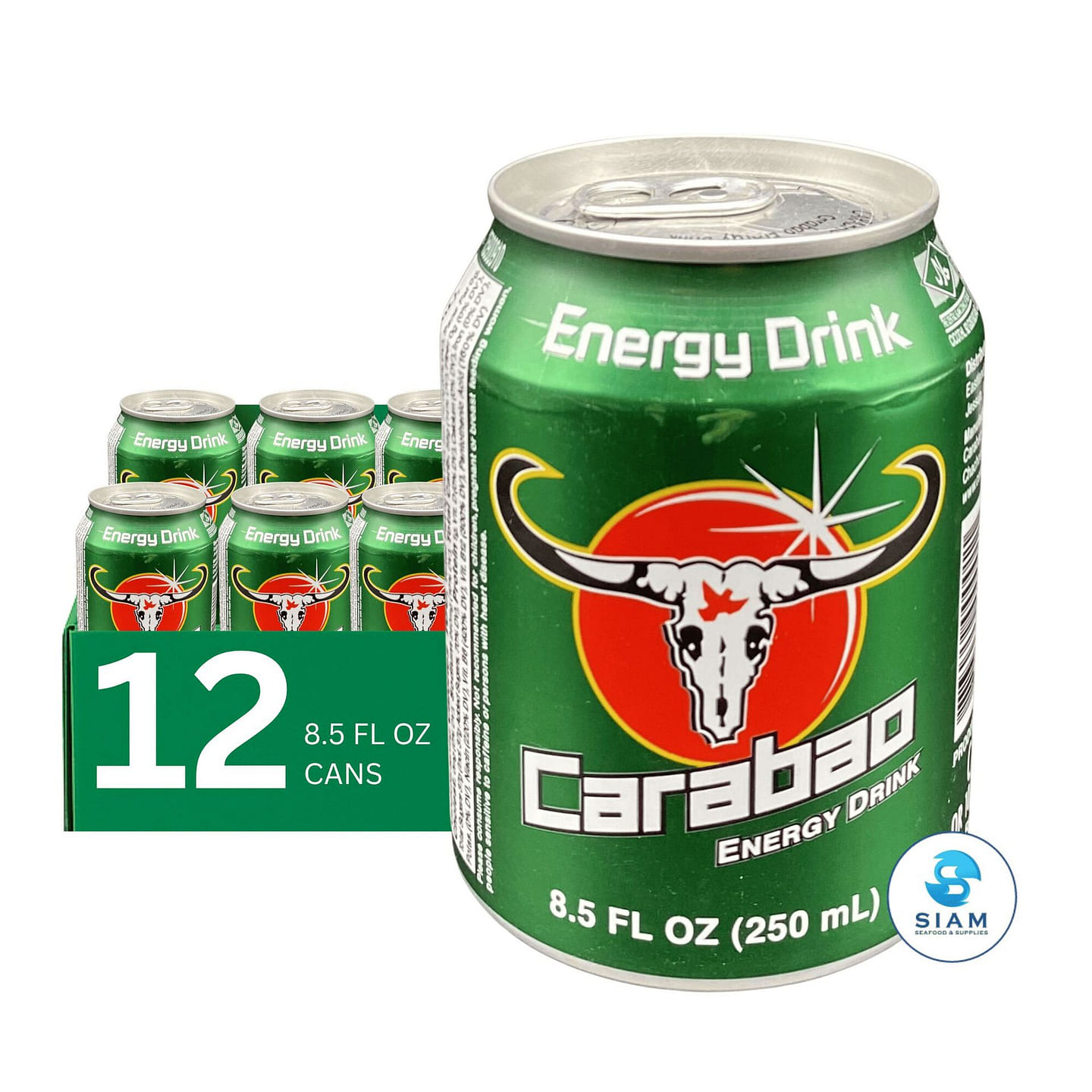 (12-Pack) Carabao Energy Drink 12 count