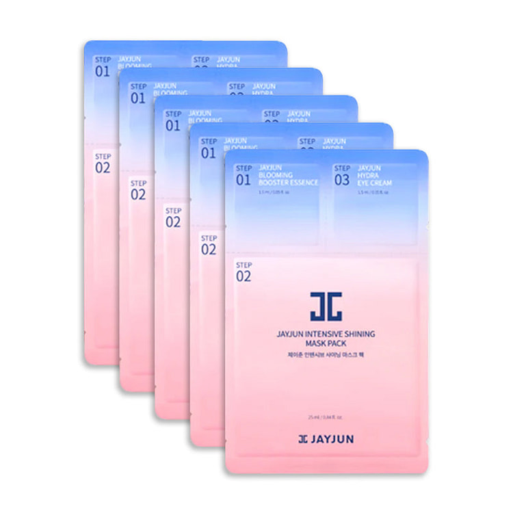 JAYJUN 捷俊水光焕亮三部曲面膜补水面膜 5片 1 份