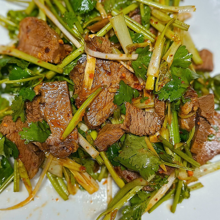 川香干拌牛肉