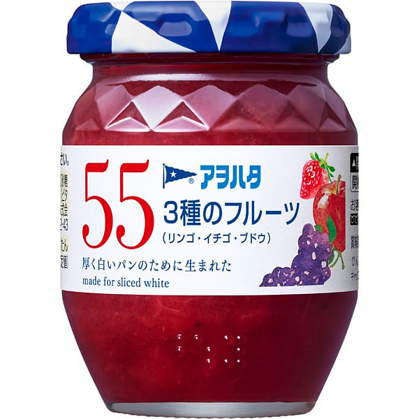 Aohata 3 Kinds of Fruit Jam 150g 1 bottle