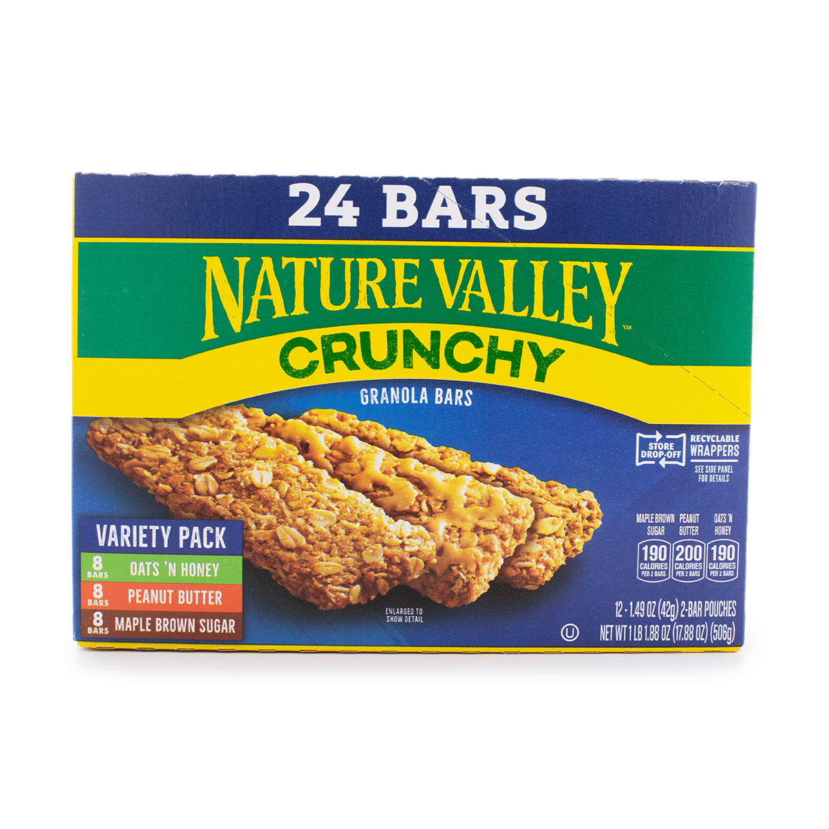 Nature Valley Crunchy Granola Bars Variety Pack, 24 ct 506 g