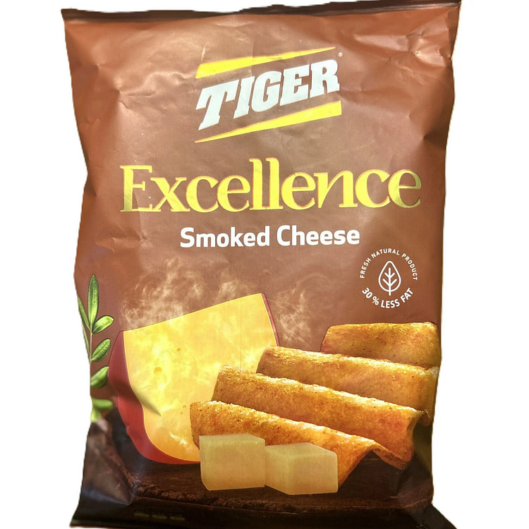 Tiger Excellence Smoked Cheese Chips (Egypt) 1 each