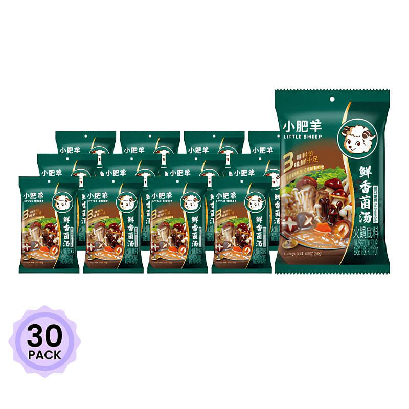 Little Sheep Mushroom Hot Pot Base 30 pack 140 g