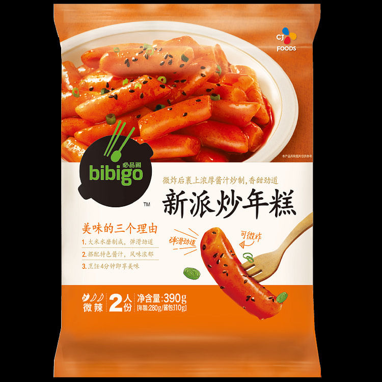 必品阁袋装糯米糍粑新派炒年糕390g*1袋