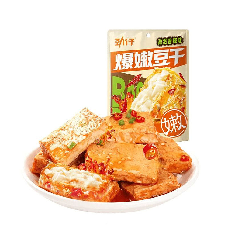 劲仔 孜然香辣味爆嫩豆干  210g 210 克