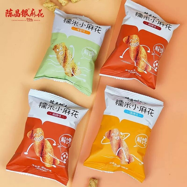 Mixed flavor of glutinous rice and twisted dough