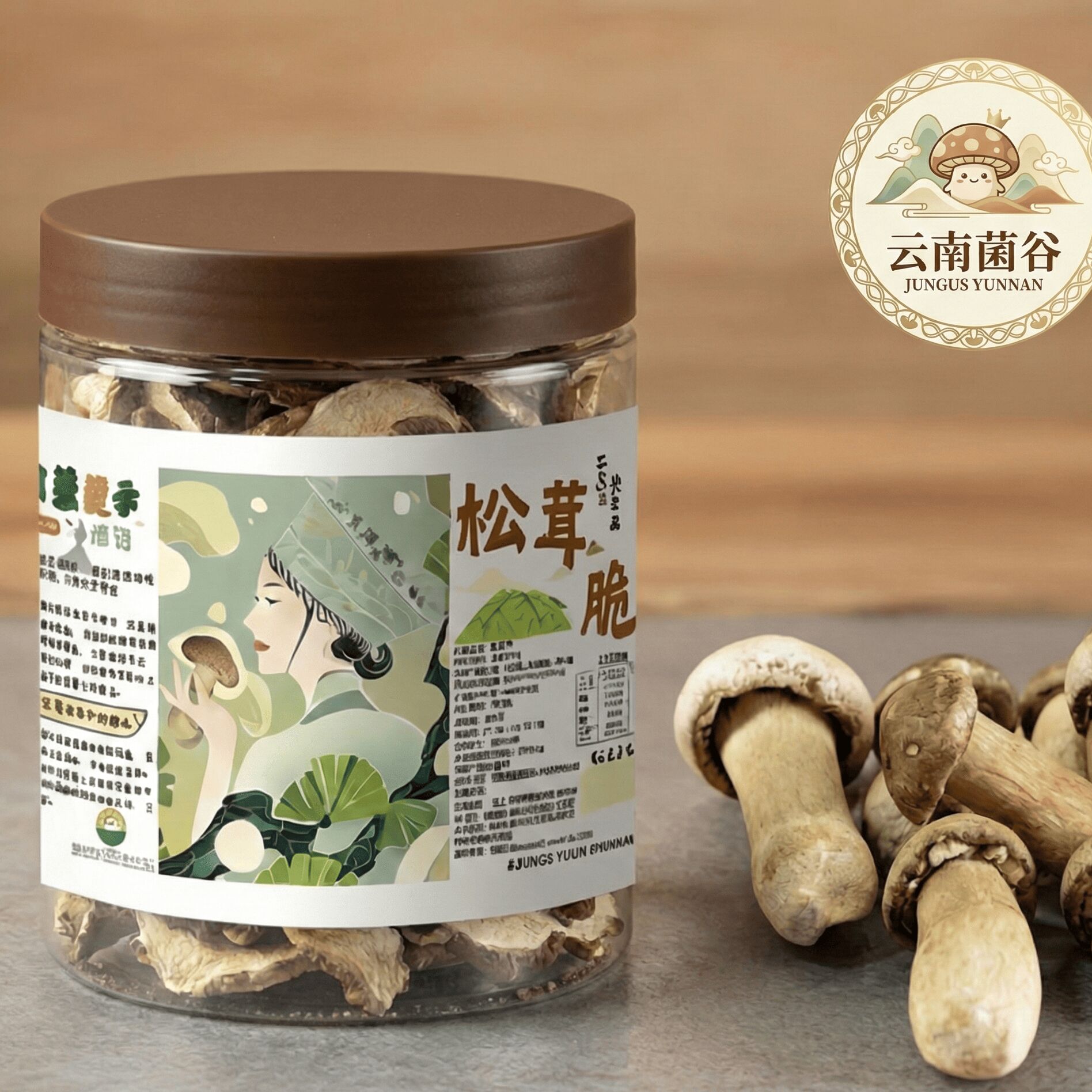 Red Pine Mushroom Crisps 50 g