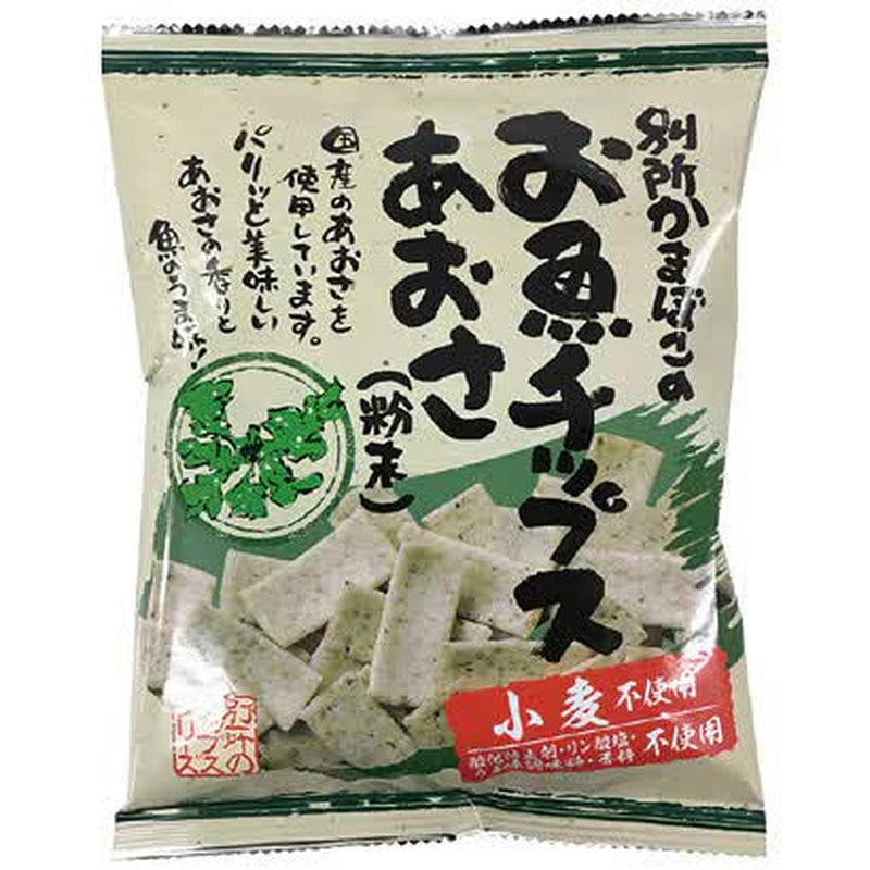Bessho Kamaboko Fish Chips with Green Laver 40g 1 each