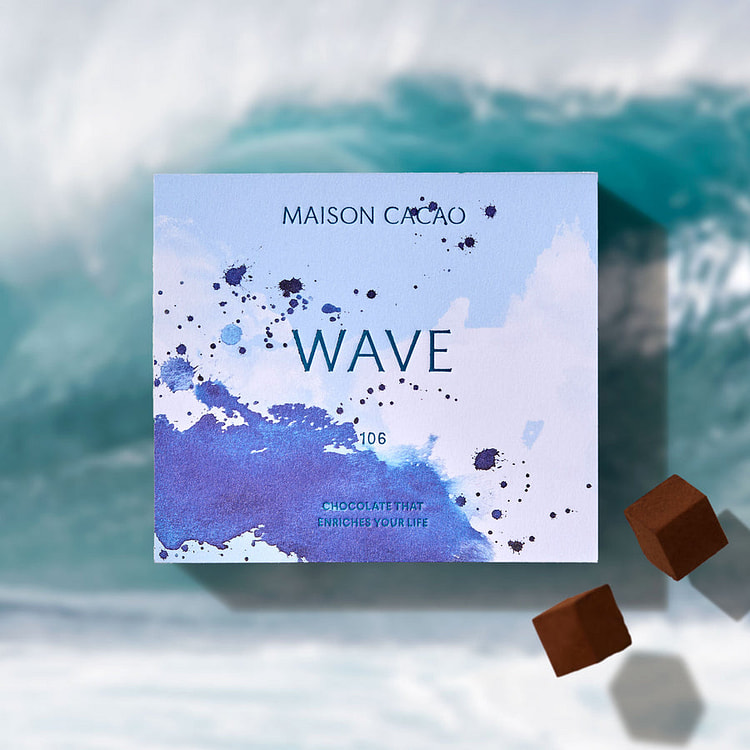 情人节香草焦糖生巧克力 16块 1 盒