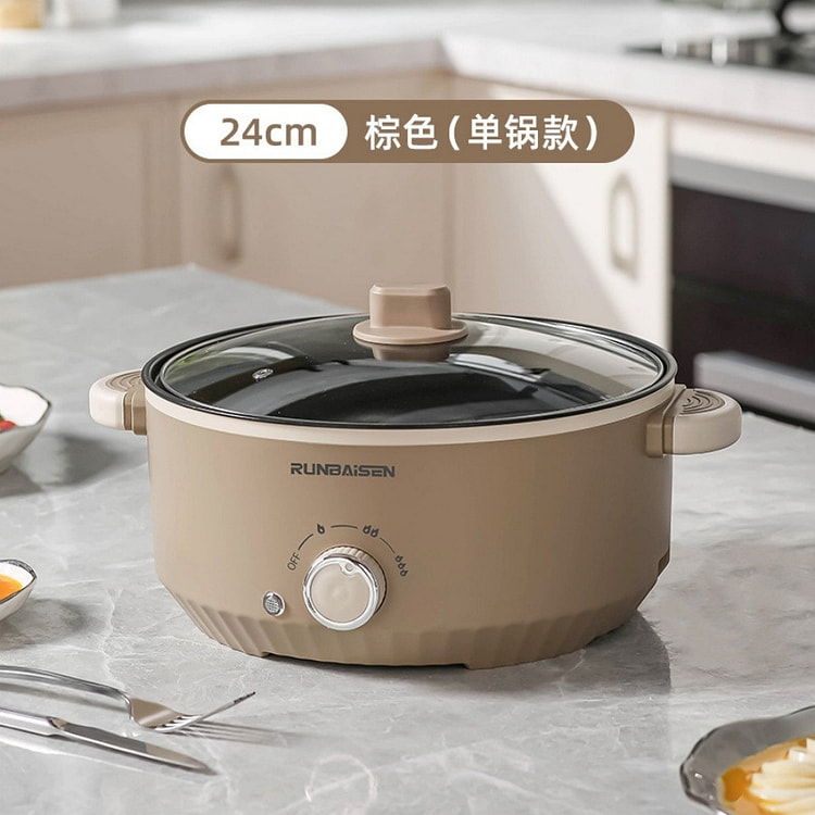 electric skillet(brown+single pot) 1 bunch