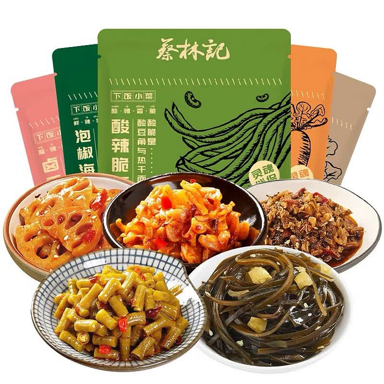 Cailinji Đồ chua ăn liền 30g*25 gói các loại 750 g