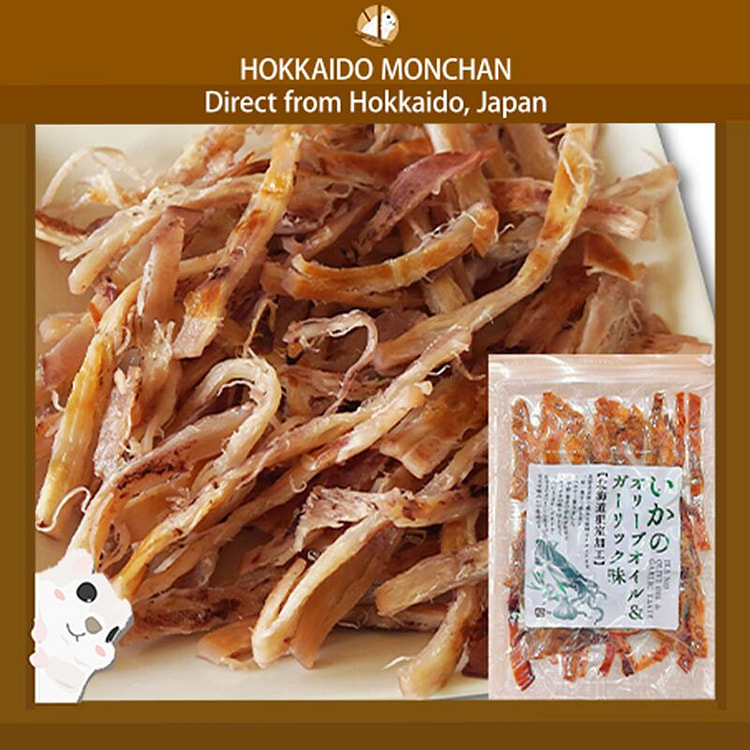 Hokkaido Olive Oil and Garlic Squid Strips 35g