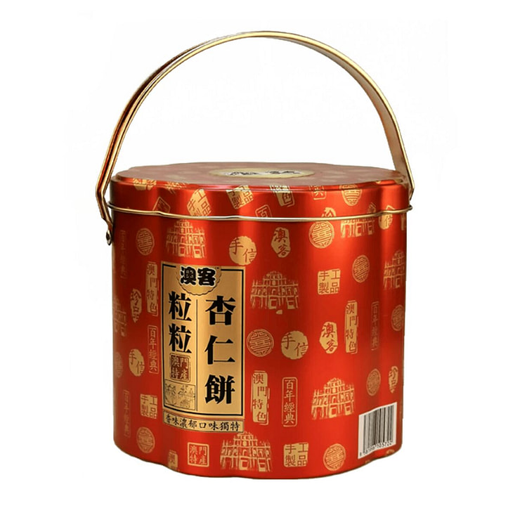 澳客粒粒杏仁饼 500 克 1 罐