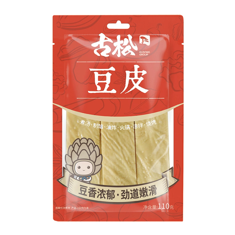 古松豆制品干豆皮110g*1