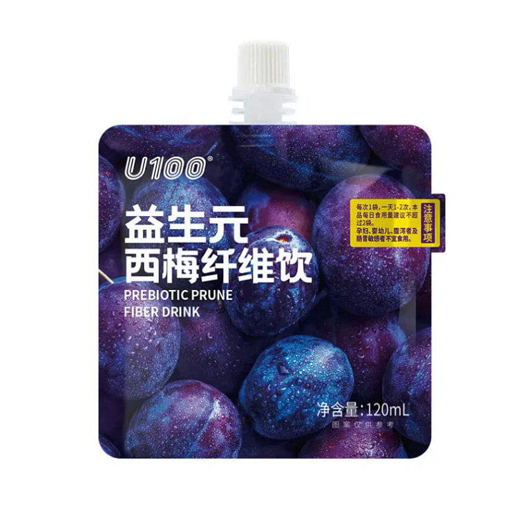 UGG U100 益生元西梅纤维饮西梅汁120ml 120 毫升