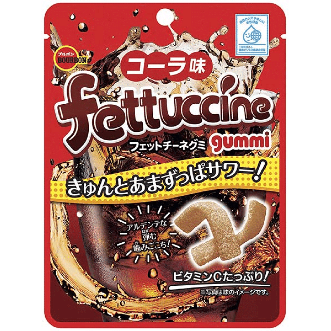 Bourbon Fettuccine Gummy Cola 50g 1 Bag 1 count