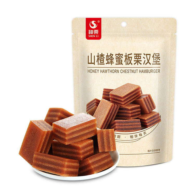 神栗夹心山楂蜂蜜板栗汉堡140g*1袋