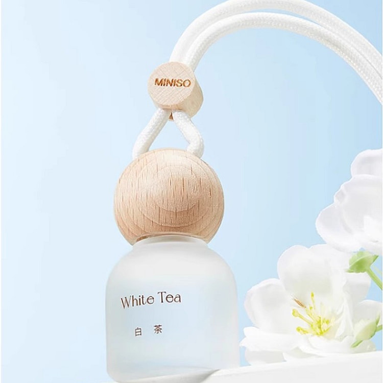 MINISO车载香薰榉木挂件汽车出风口香水-白茶 8 毫升