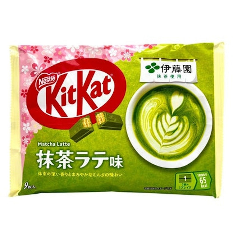 NESTLE KitKat Chocolate Wafers Matcha Latte 9P 1 pack