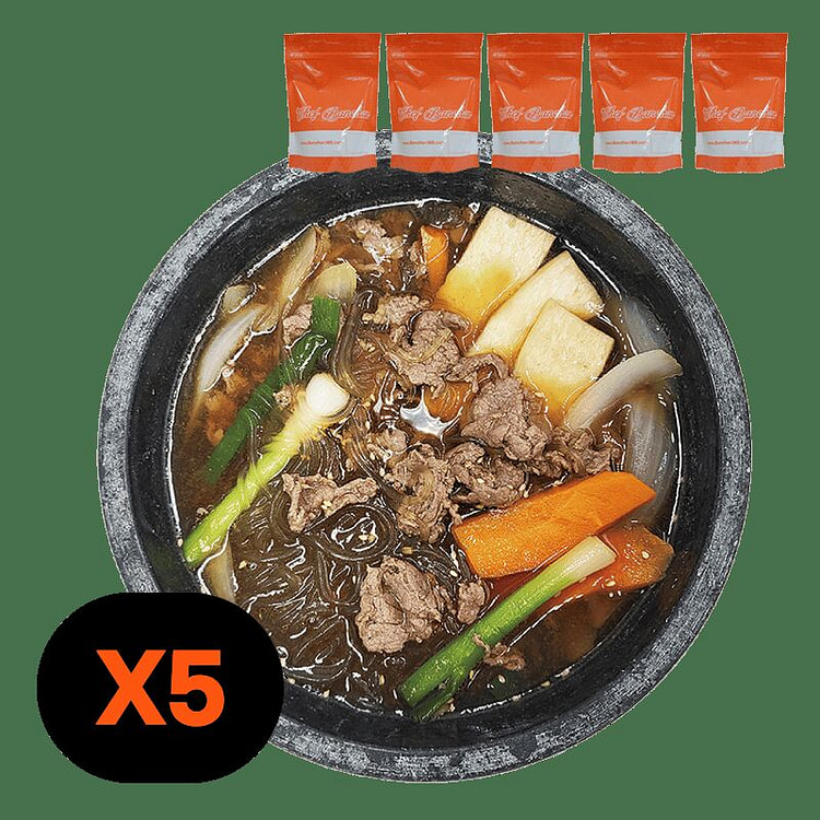 Korean-Style Hot Pot Bulgogi 5 PACKS