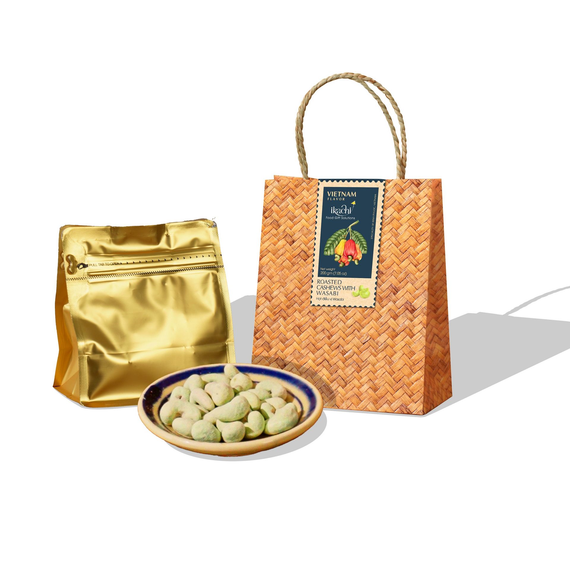 Túi Hạt Điều Vị Wasabi 233 g